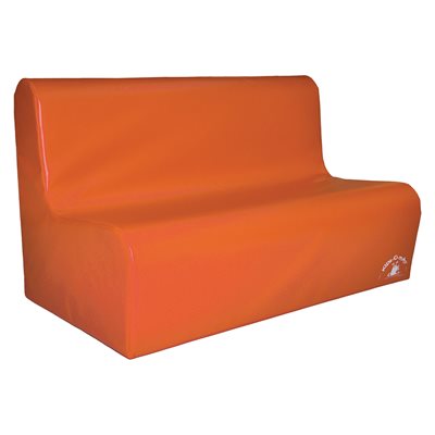 Foam Chair for 3 Children, Orange