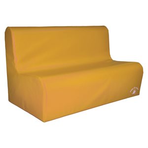 Foam Chair for 3 Children, Yellow