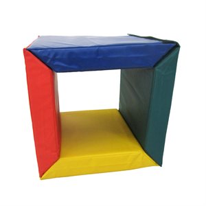 4 Nestable Colored Foam Blocks, 24"x24"x4"