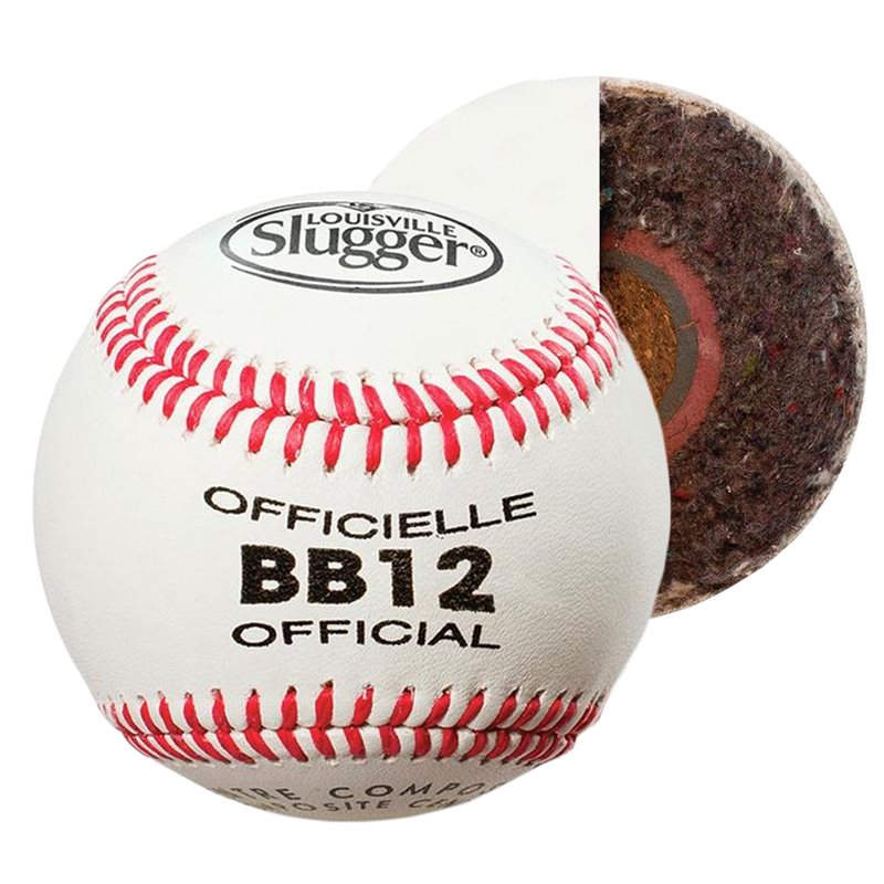 Balle de baseball en cuir, 9", douzaine