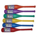 6 oversized plastic bats 27"