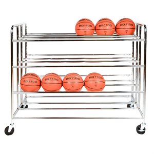 Double 4-Row Ball Cart, Capacity 40 Balls