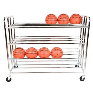 Double 4-Row Ball Cart, Capacity 40 Balls