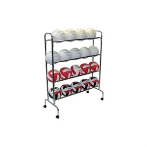 4 Rows Ball Cart, Capacity 16 Balls