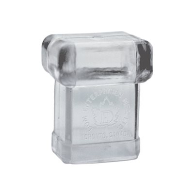 Dom Transparent Butt End for Hockey Or Ringette Stick 