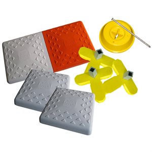 3-Base Set, 1 Double and 2 Single, Convertible Series