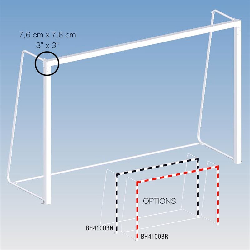 Buts de handball pliants SÉNIOR, aluminium peint