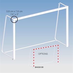 JUNIOR folding handball goals, painted steel