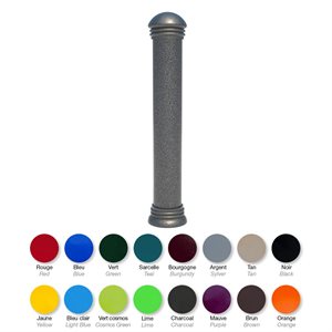 Steel and Aluminum Bollard, 36"x5"