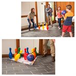 Colored Plastic Bowling Set