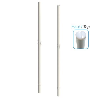 Double Competition Posts, 1.9" (4.8cm)