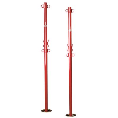 Pair of Spieth Anderson Double Steel Badminton Posts, 1-7 / 8"