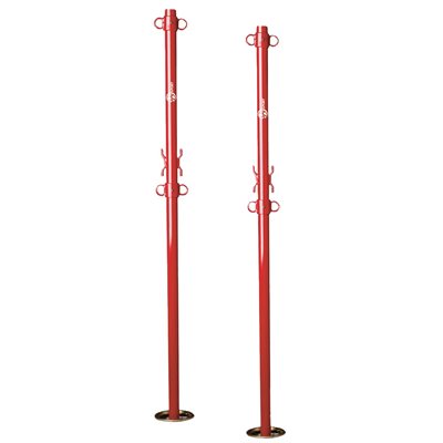 Paire de poteaux de badminton doubles Spieth Anderson en acier, 1-7 / 8"