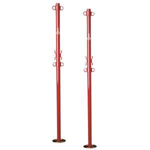 Pair of Spieth Anderson Double Steel Badminton Posts, 1-7 / 8"