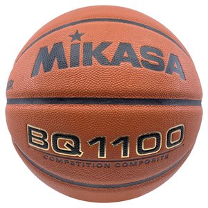 Ballon de basketball de compétition, cuir composite 