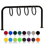 4-Loop Bicycle Rack , 7 Slots