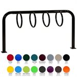 4-Loop Bicycle Rack , 7 Slots