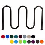 Support à velo à 3 vagues, 2 places