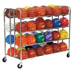 Double 4-Level Steel Ball Cart