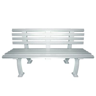 Banc de cour Courtsider, 5', blanc