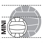 Mikasa Beach Classic Volleyball Mini Replica, 6"