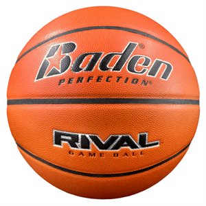 Ballon de basketball de partie Rival, cuir composite