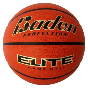 Ballon de basketball intérieur Baden Elite en microfibre, #7