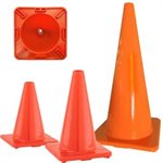 Flexible Vinyl Cone, 28", Orange