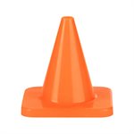 Soft Vinyl Cone, 4", Orange