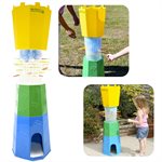 Jeu de chute de boulets géant