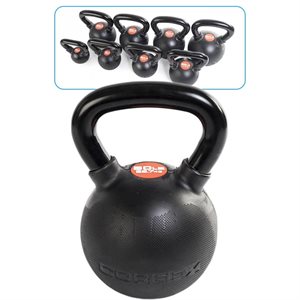 Kettlebell COREFX, revêtement en caoutchouc, 45 lb