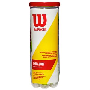 3 Wilson Championship Tennis Balls, Exta Duty