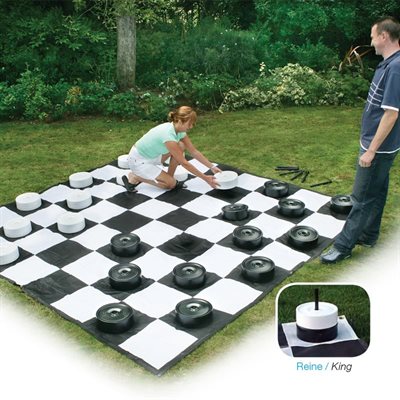 Giant Checkers Game