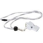 Classic Fox Whistle with Lanyard, Red