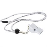 Classic Fox Whistle with Lanyard, Red