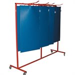 Steel Vertical Mat Cart