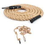 Climbing Rope with and without Knots