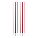6 Coaching Sticks, Red