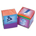 Dé à pochettes en mousse, 12-½"