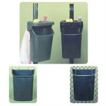 Unité de rangement et poubelle, verte