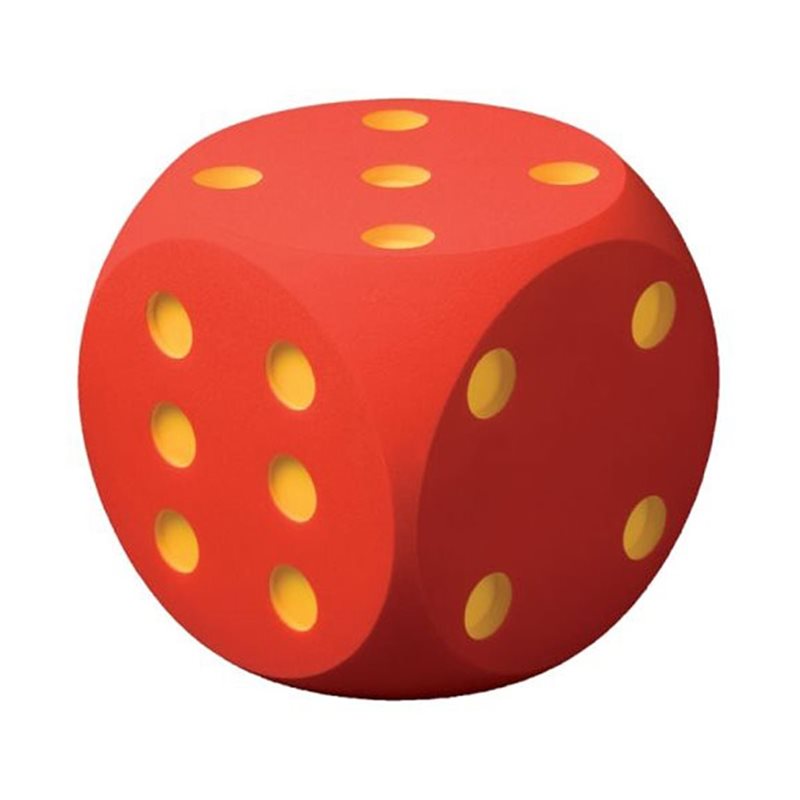 Giant foam dice - 20" (50 cm)