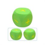 Foam die with mathematical symbols