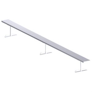 Banc de joueurs portatif en aluminium, 12'