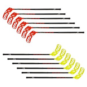 12 Floorball DEFENDER Stick, 95cm