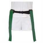 Ceinture de flag-football a double fanions verts