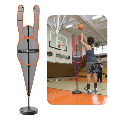 Basketball Defensive Mannequin, Adjustable From 6-½' to 8'