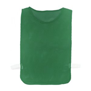 Nylon Mesh Pinnie, Adult Size, Kelly