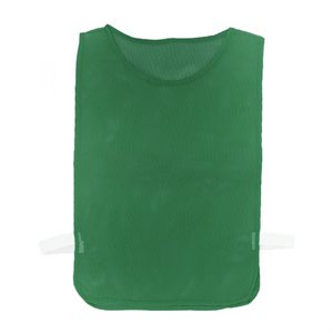 Nylon Mesh Pinnie, Adult Size, Kelly