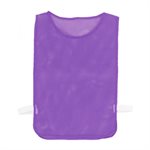 Nylon Mesh Pinnie, Adult Size, Purple