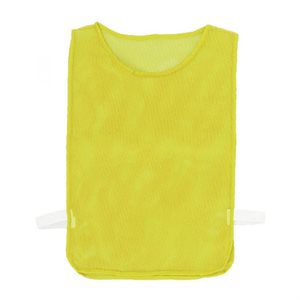 Nylon Mesh Pinnie, Adult Size, Gold